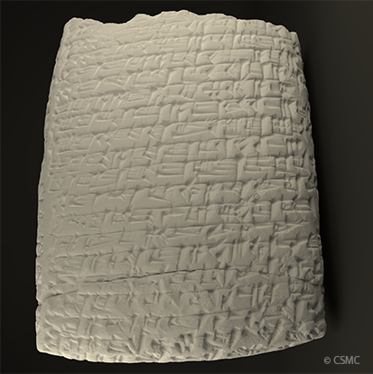 Finally together what should be together: 3D printed clay tablet fragments