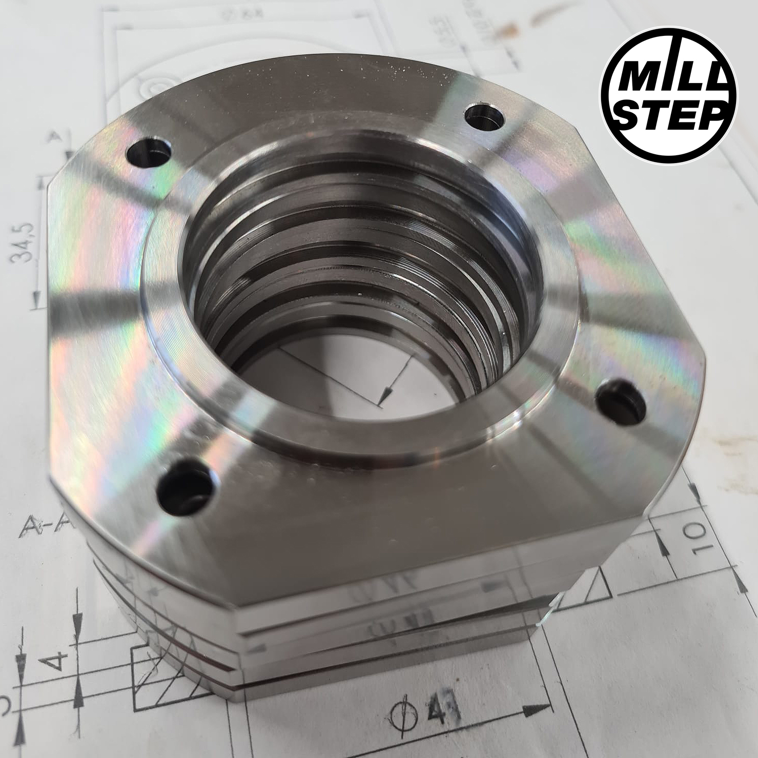 CNC machining in MillStep quality